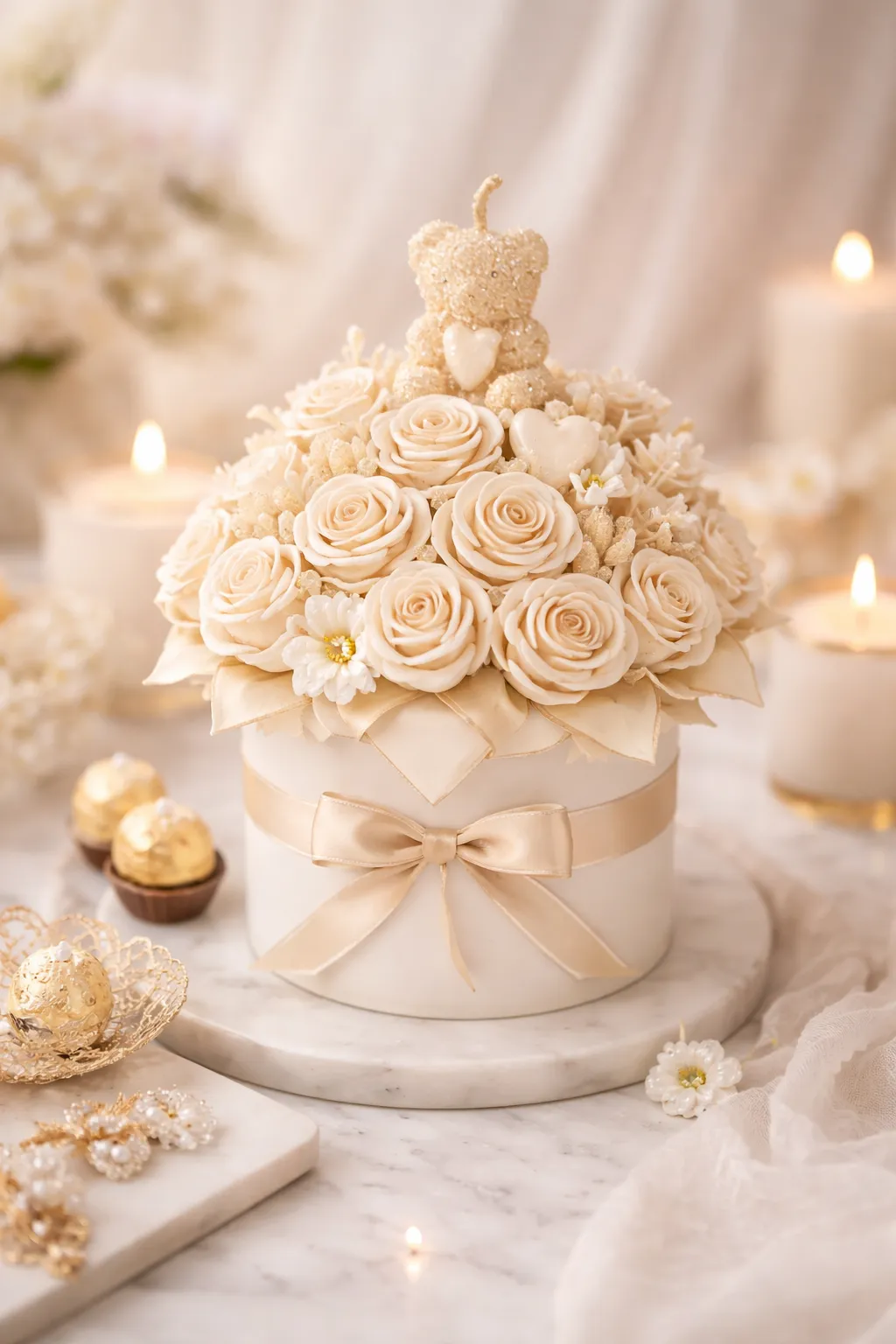 Luminesce Creations — Handcrafted Candle Flower Bouquet, Nassau Bahamas
