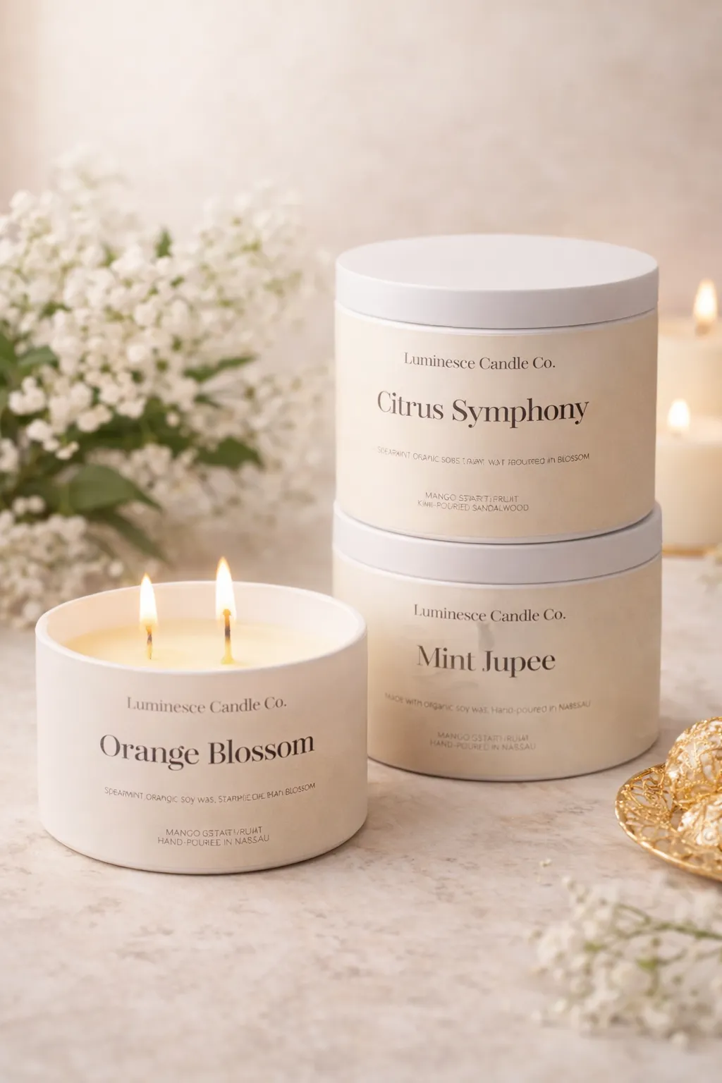 Luminesce Creations jar candles