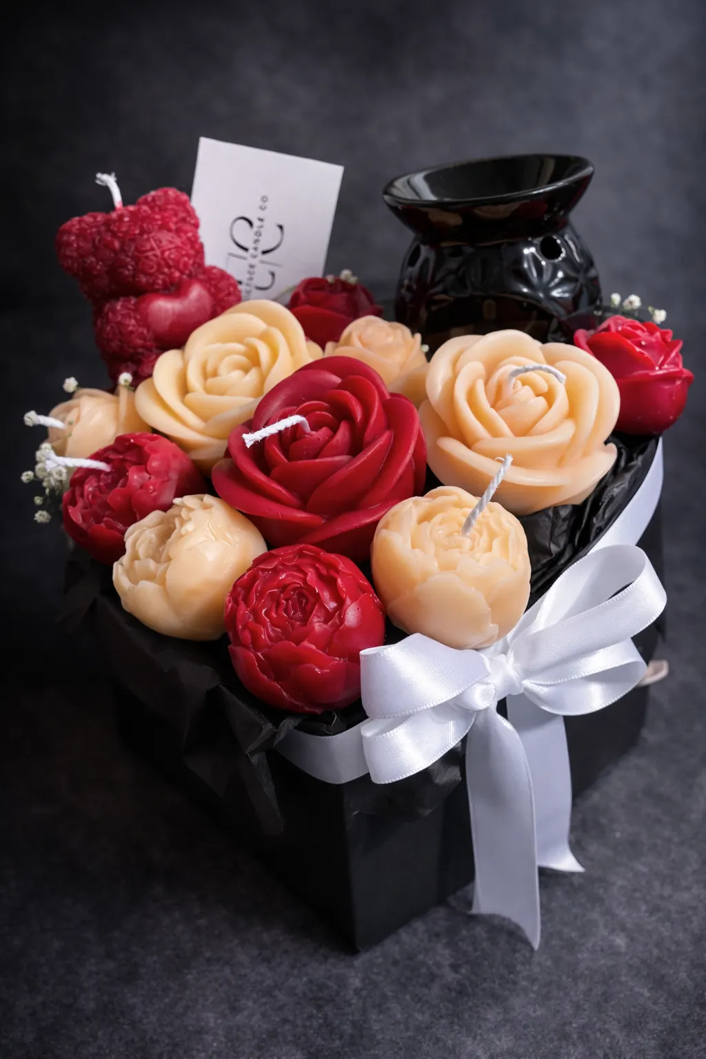 Tulip Candle Bouquet with Warmer