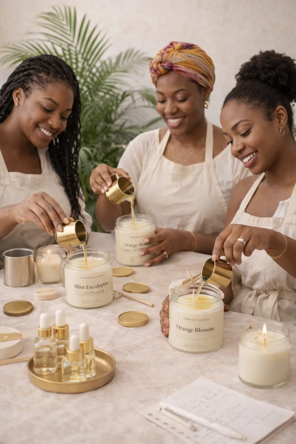 Candle Making Class at Luminesce Creations, Nassau Bahamas