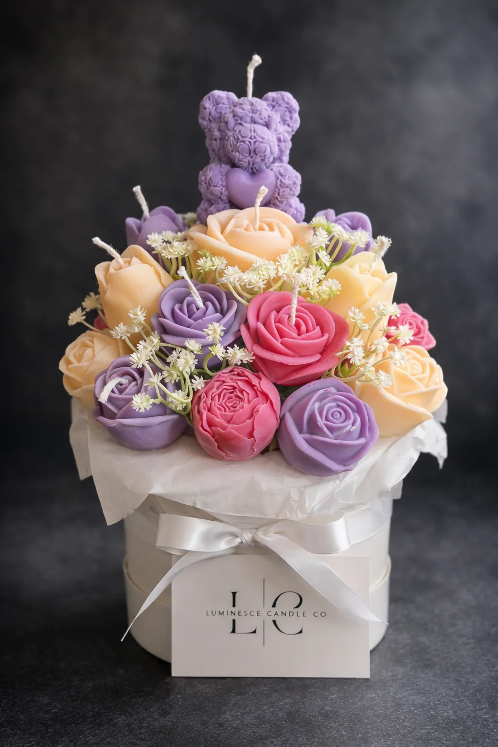Angel Candle Bouquet - Luminesce Creations