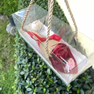 Individual Rose with Chocolate