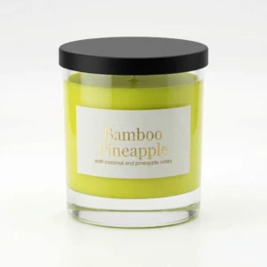 Bamboo Pineapple Jar Candle - 7oz