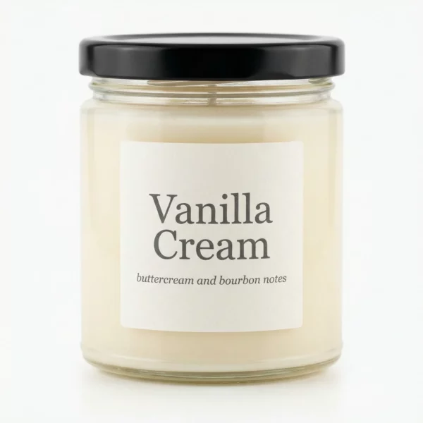 jar_vanilla_cream Vanilla Cream Jar Candle - 10oz
